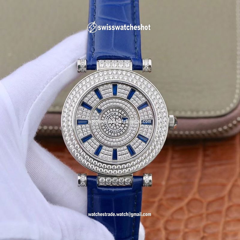 Franck Muller Double Mystery DM42D2RCD GS Factory White Gold Diamond Dial Franck Muller Double Mystery DM42D2RCD GS Factory White Gold Diamond Dial