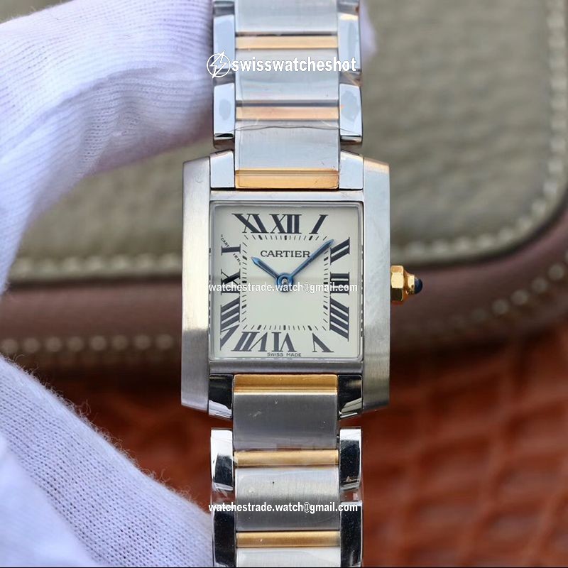 Cartier Tank Francaise Ladies W51007Q4 White Dial Cartier Tank Francaise Ladies W51007Q4 White Dial