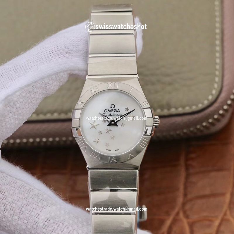 Omega Constellation Quartz Ladies 27mm TW Factory White Dial Omega Constellation Quartz Ladies 27mm TW Factory White Dial