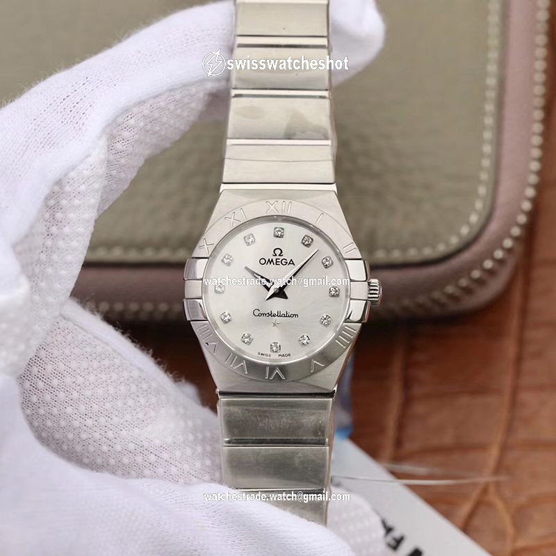 Omega Constellation Ladies 123.10.27.60.55.001 TW Factory Silver Dial Omega Constellation Ladies 123.10.27.60.55.001 TW Factory Silver Dial