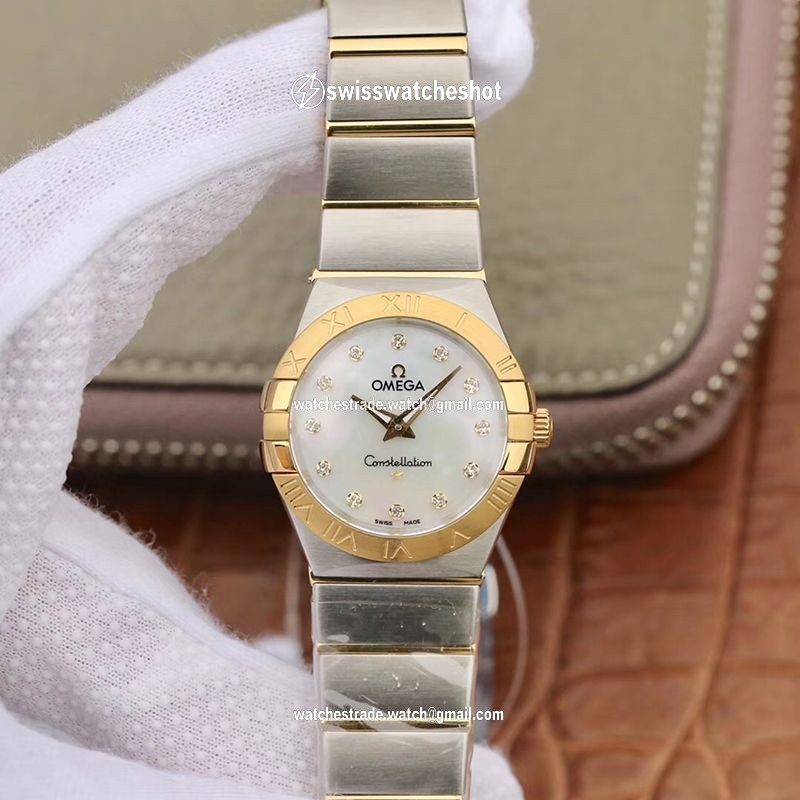 Omega Constellation Ladies 1371.71.00 TW Factory White Mother-Of-Pearl Dial Omega Constellation Ladies 1371.71.00 TW Factory White Mother-Of-Pearl Dial