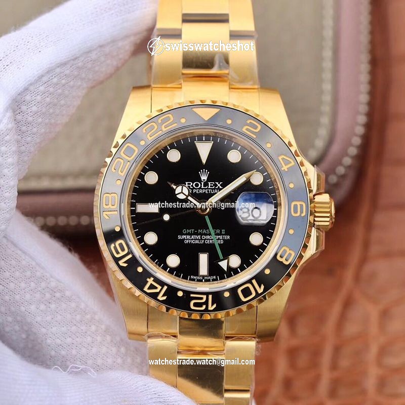 Rolex GMT Master II 116718 EW Factory Black Dial Rolex GMT Master II 116718 EW Factory Black Dial