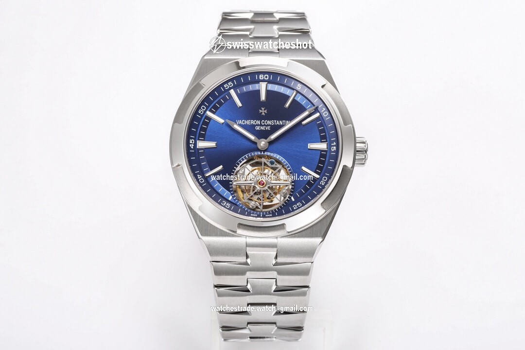 Vacheron Constantin Overseas Tourbillon 6000V/110A-B544 BBR Factory Stainless Steel Strap Vacheron Constantin Overseas Tourbillon 6000V/110A-B544 BBR Factory Stainless Steel Strap