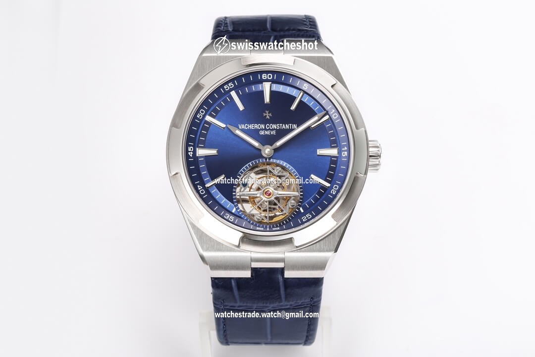Vacheron Constantin Overseas Tourbillon 6000V/110A-B544 BBR Factory Blue Strap Vacheron Constantin Overseas Tourbillon 6000V/110A-B544 BBR Factory Blue Strap
