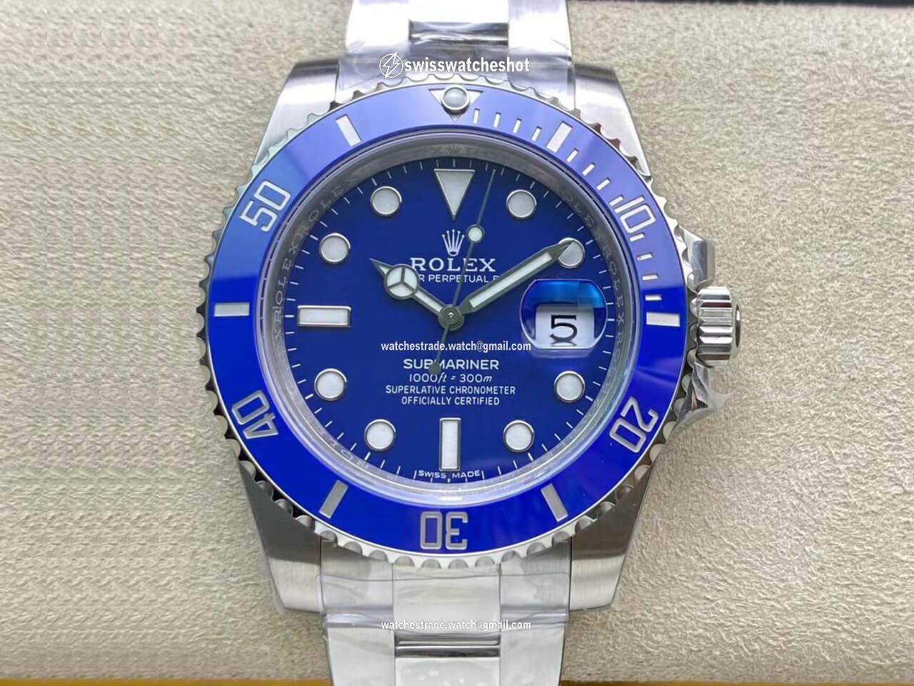 Rolex Submariner 116619LB-97209 VS Factory Blue Dial Rolex Submariner 116619LB-97209 VS Factory Blue Dial