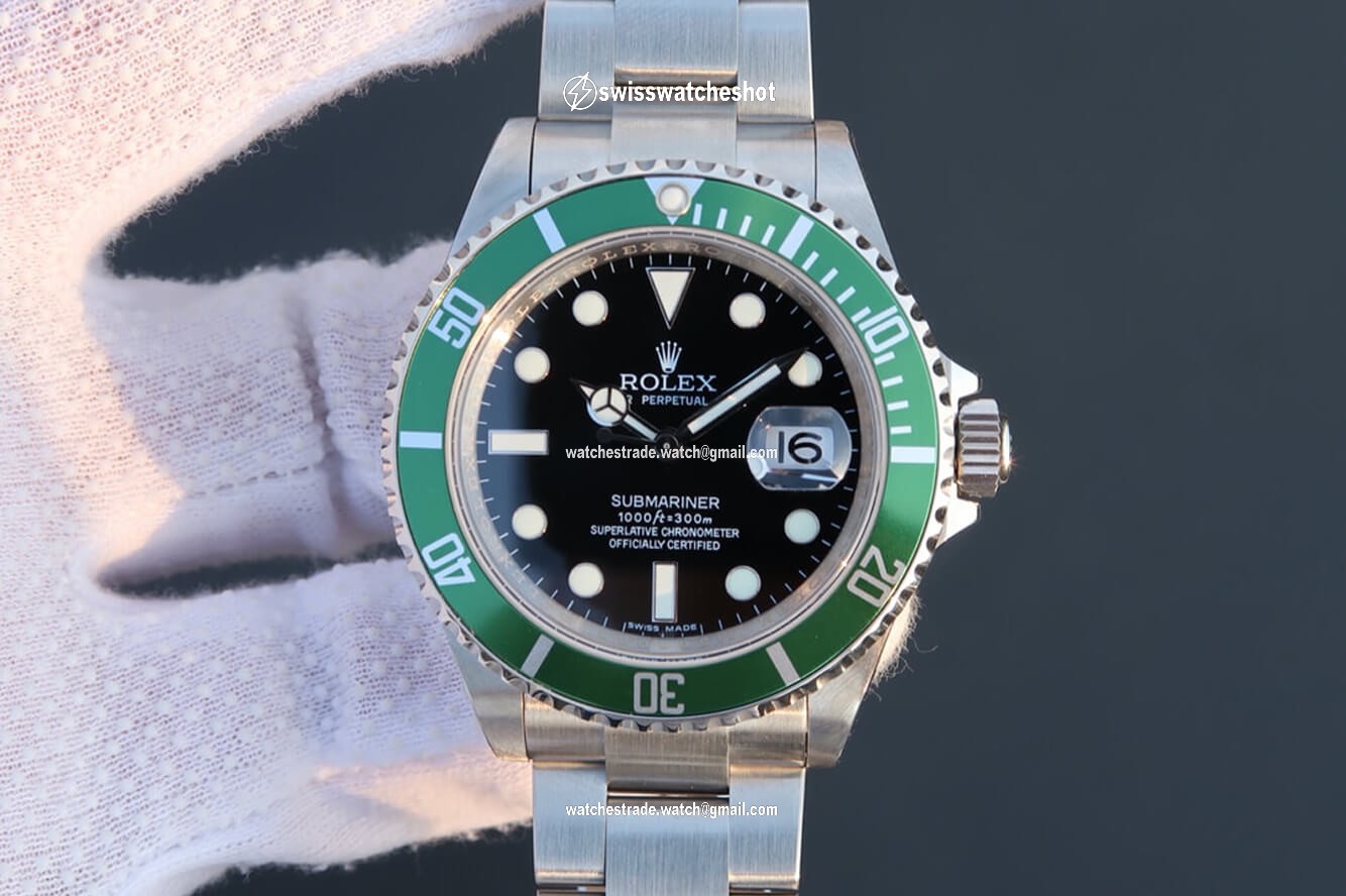 Rolex Submariner 16610LV-93250 JF Factory Green Bezel Rolex Submariner 16610LV-93250 JF Factory Green Bezel