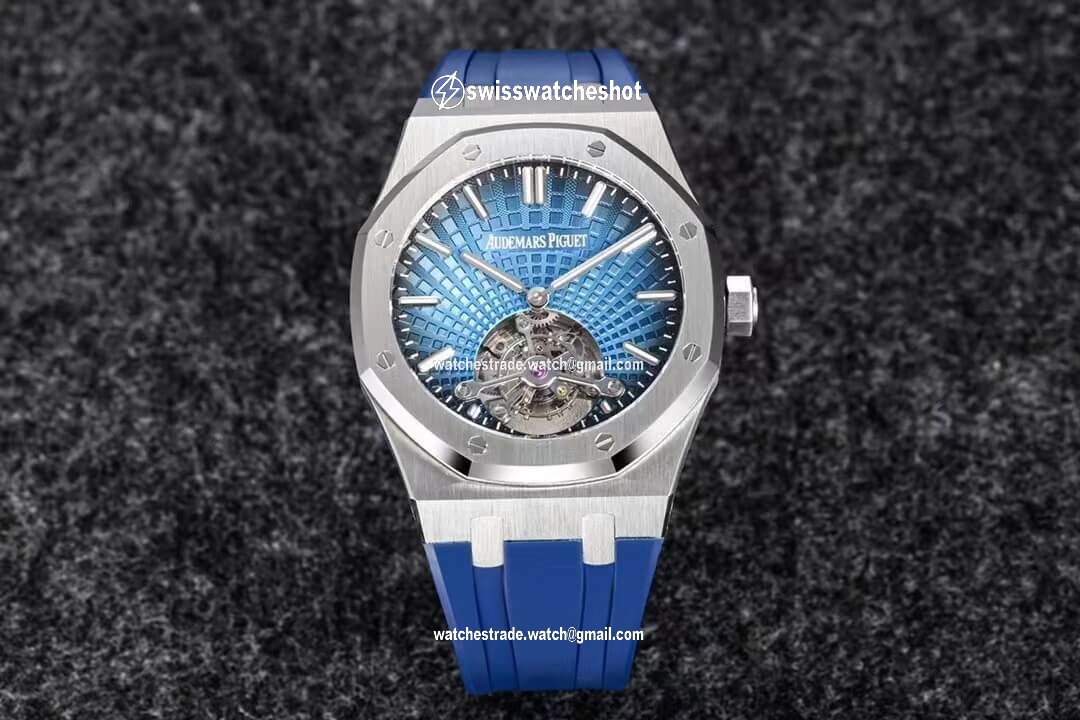Audemars Piguet Royal Oak Tourbillon R8 Factory V3 Blue Strap Audemars Piguet Royal Oak Tourbillon R8 Factory V3 Blue Strap