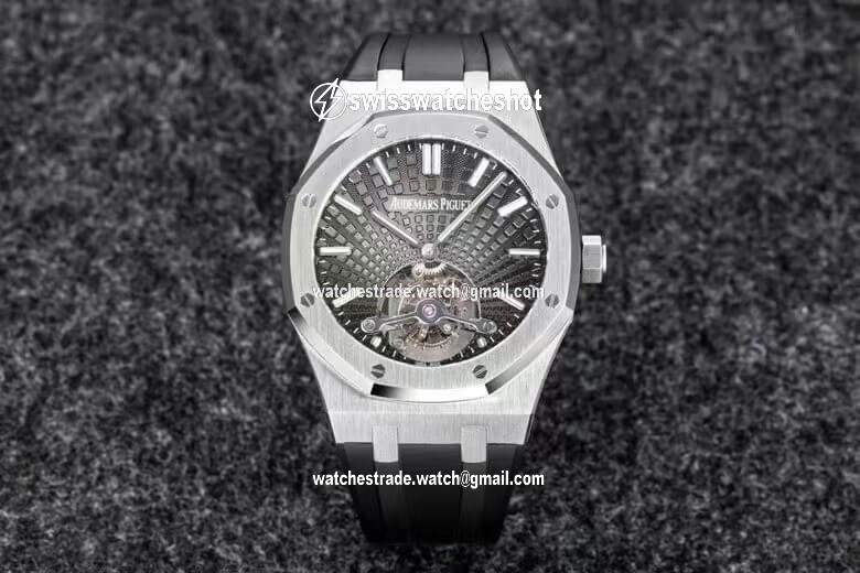 Audemars Piguet Royal Oak Tourbillon R8 Factory V3 Black Strap Audemars Piguet Royal Oak Tourbillon R8 Factory V3 Black Strap