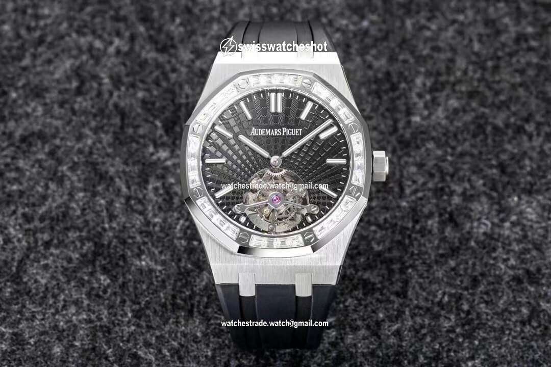 Audemars Piguet Royal Oak Tourbillon R8 Factory V3 Black Rubber Strap Audemars Piguet Royal Oak Tourbillon R8 Factory V3 Black Rubber Strap