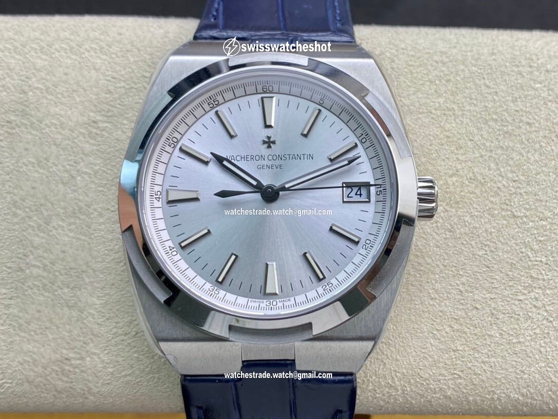 Vacheron Constantin Overseas 4500V 8F Factory Blue Leather Strap Vacheron Constantin Overseas 4500V 8F Factory Blue Leather Strap