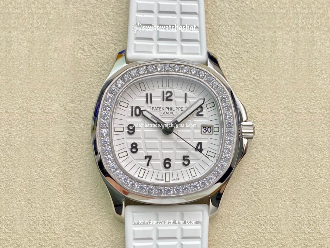 Patek Philippe Aquanaut Quartz Ladies 5067A-024 PPF Factory Diamond-set Bezel Patek Philippe Aquanaut Quartz Ladies 5067A-024 PPF Factory Diamond-set Bezel