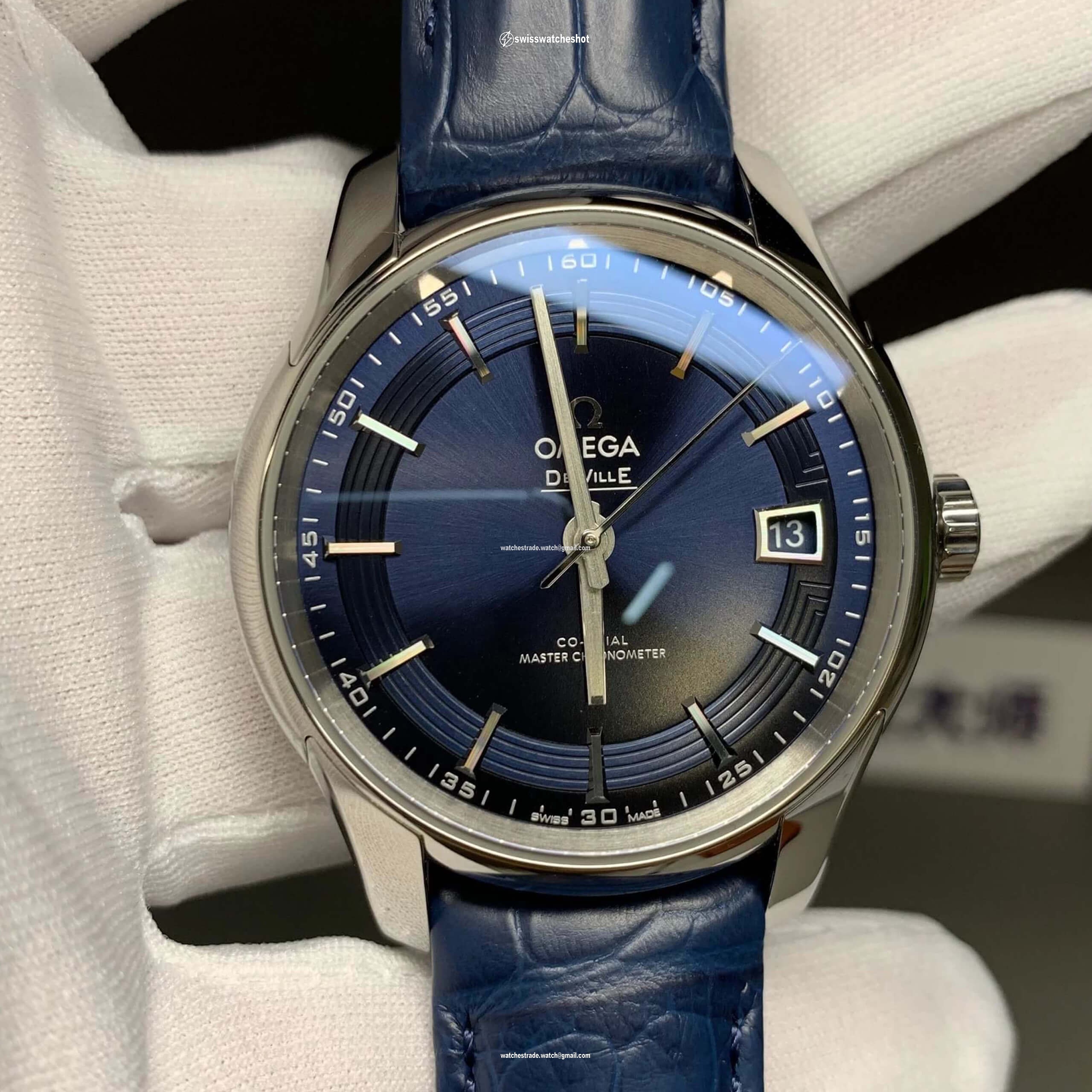 Omega De Ville 433.33.41.21.03.001 VS Factory Blue Dial Omega De Ville 433.33.41.21.03.001 VS Factory Blue Dial