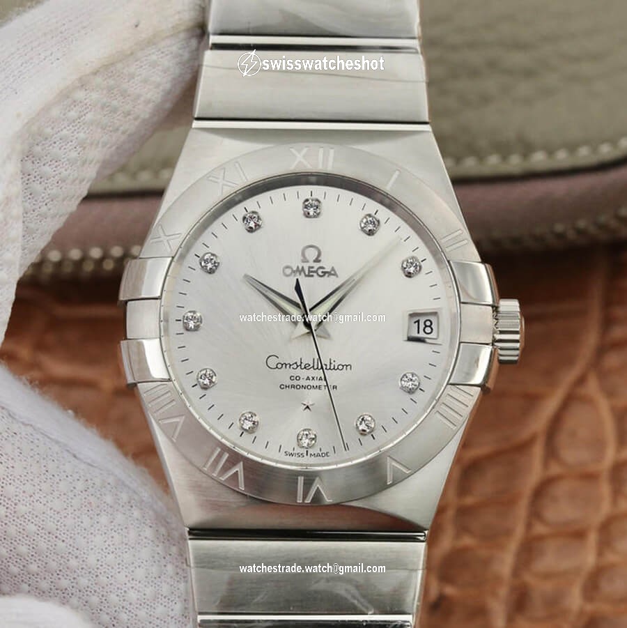 Omega Constellation 123.10.38.21.52.001 VS Factory Silver Dial Omega Constellation 123.10.38.21.52.001 VS Factory Silver Dial