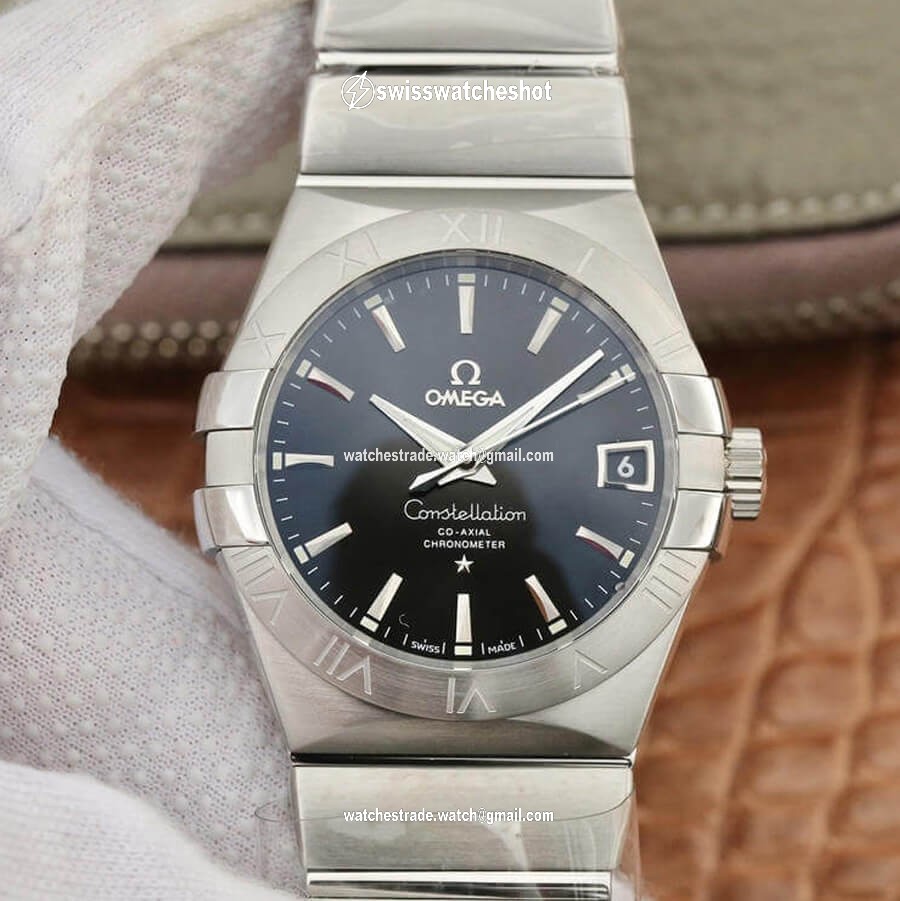 Omega Constellation 123.10.38.21.01.001 VS Factory Black Dial Omega Constellation 123.10.38.21.01.001 VS Factory Black Dial