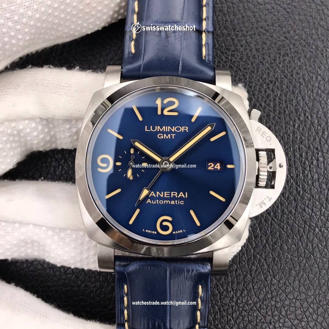 Panerai Luminor GMT PAM01033 VS Factory Dark Blue Dial Panerai Luminor GMT PAM01033 VS Factory Dark Blue Dial