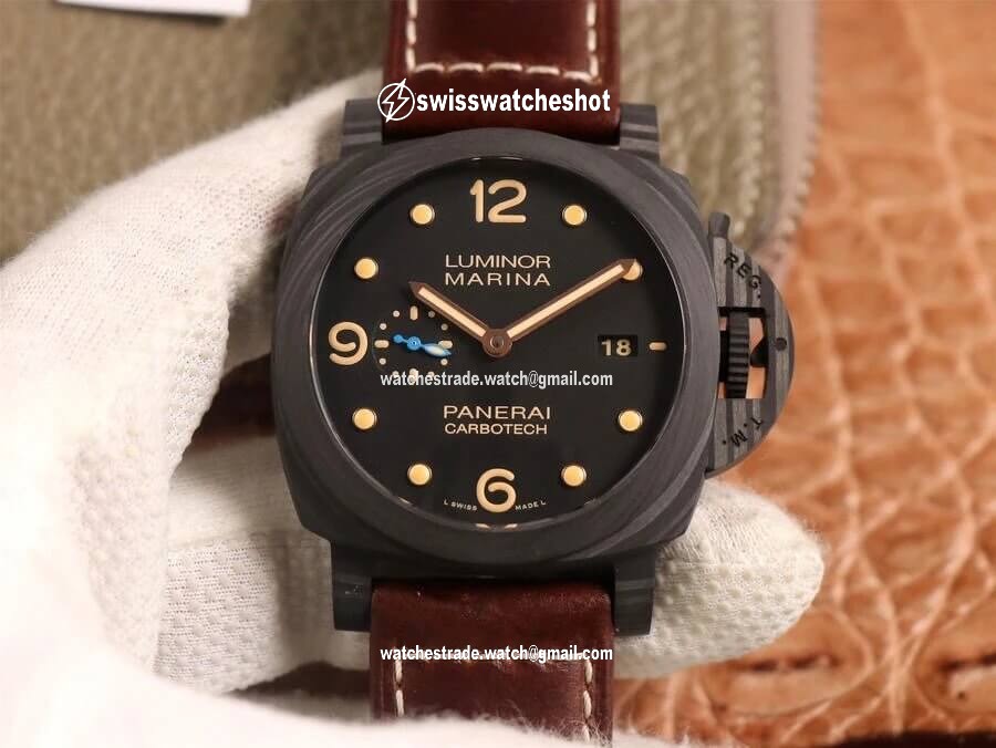Panerai Luminor 1950 PAM00661 VS Factory Carbon Fiber Case Panerai Luminor 1950 PAM00661 VS Factory Carbon Fiber Case