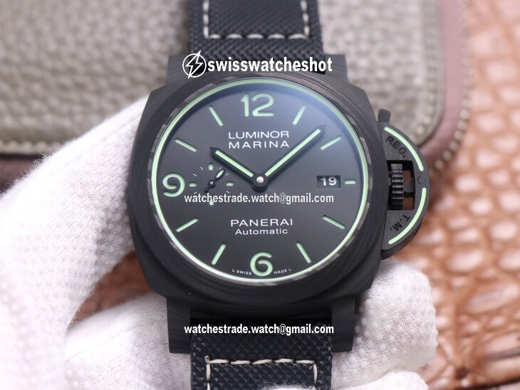 Panerai Luminor PAM1118 VS Factory Carbon Fiber Case Panerai Luminor PAM1118 VS Factory Carbon Fiber Case