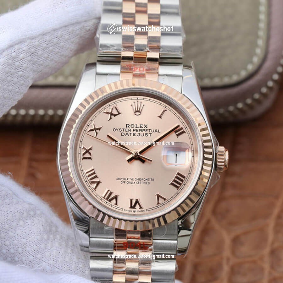 Rolex Datejust 116231 36MM GM Factory Pink Dial Rolex Datejust 116231 36MM GM Factory Pink Dial