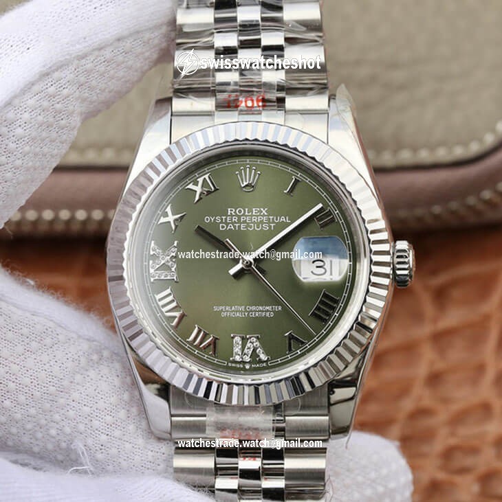 Rolex Datejust 36MM GM Factory Green Dial Rolex Datejust 36MM GM Factory Green Dial