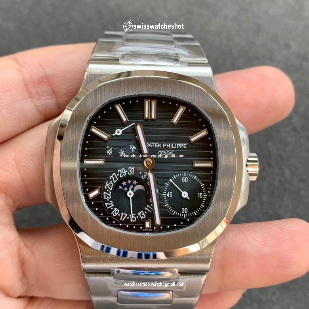 Patek Philippe Nautilus 5712/1A-001 ZF Factory Dark Blue Dial Patek Philippe Nautilus 5712/1A-001 ZF Factory Dark Blue Dial