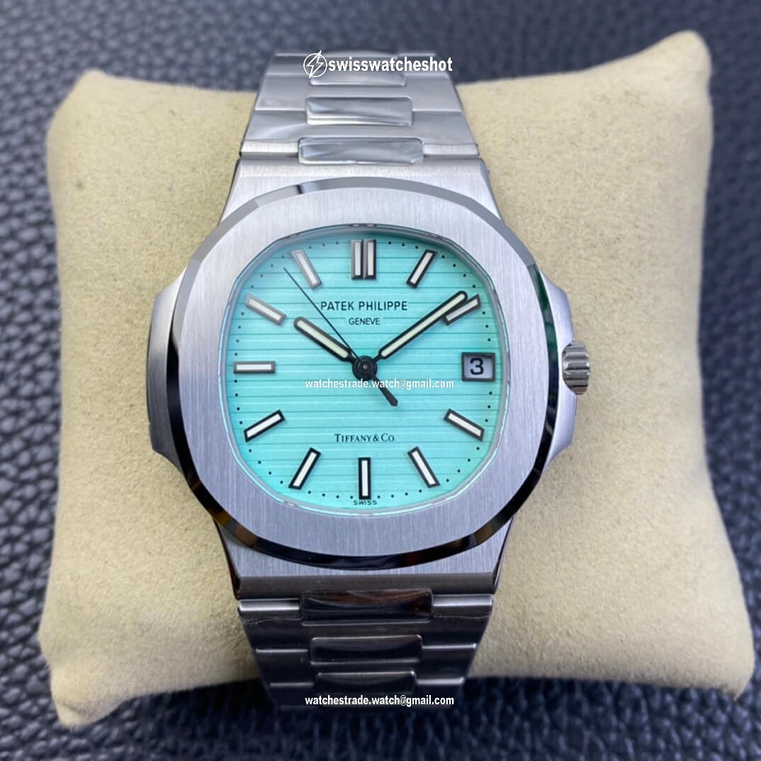 Patek Philippe Nautilus 5711/1A-018 3K Factory Tiffany Blue Dial Patek Philippe Nautilus 5711/1A-018 3K Factory Tiffany Blue Dial