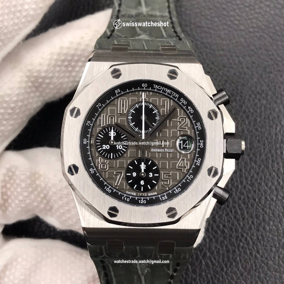 Audemars Piguet Royal Oak Offshore 26470ST.OO.A104CR.01 JF Factory Dark Grey Dial Audemars Piguet Royal Oak Offshore 26470ST.OO.A104CR.01 JF Factory Dark Grey Dial