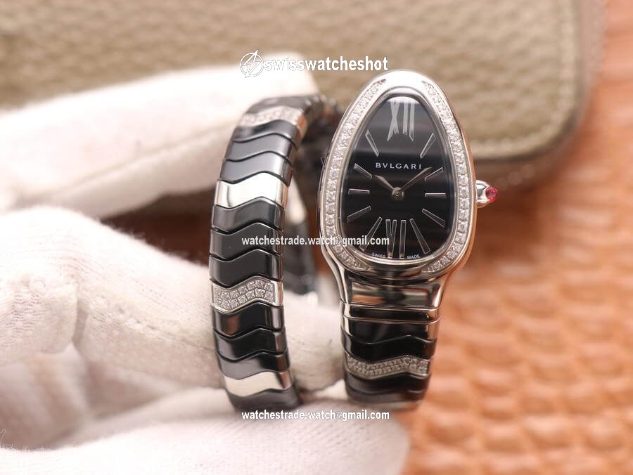 Bvlgari Serpenti 102129 BV Factory Black Dial Bvlgari Serpenti 102129 BV Factory Black Dial