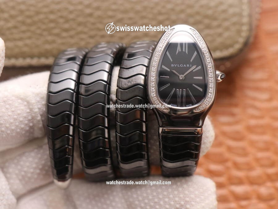 Bvlgari Serpenti BV Factory Diamond Bezel Bvlgari Serpenti BV Factory Diamond Bezel