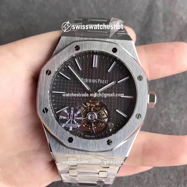 Audemars Piguet Royal Oak Tourbillon 26510PT.OO.1220PT.01 JF Factory Grey Dial Audemars Piguet Royal Oak Tourbillon 26510PT.OO.1220PT.01 JF Factory Grey Dial