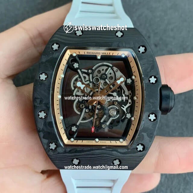 Richard Mille RM055 KV Factory V2 Carbon Fiber Skeleton Dial Richard Mille RM055 KV Factory V2 Carbon Fiber Skeleton Dial