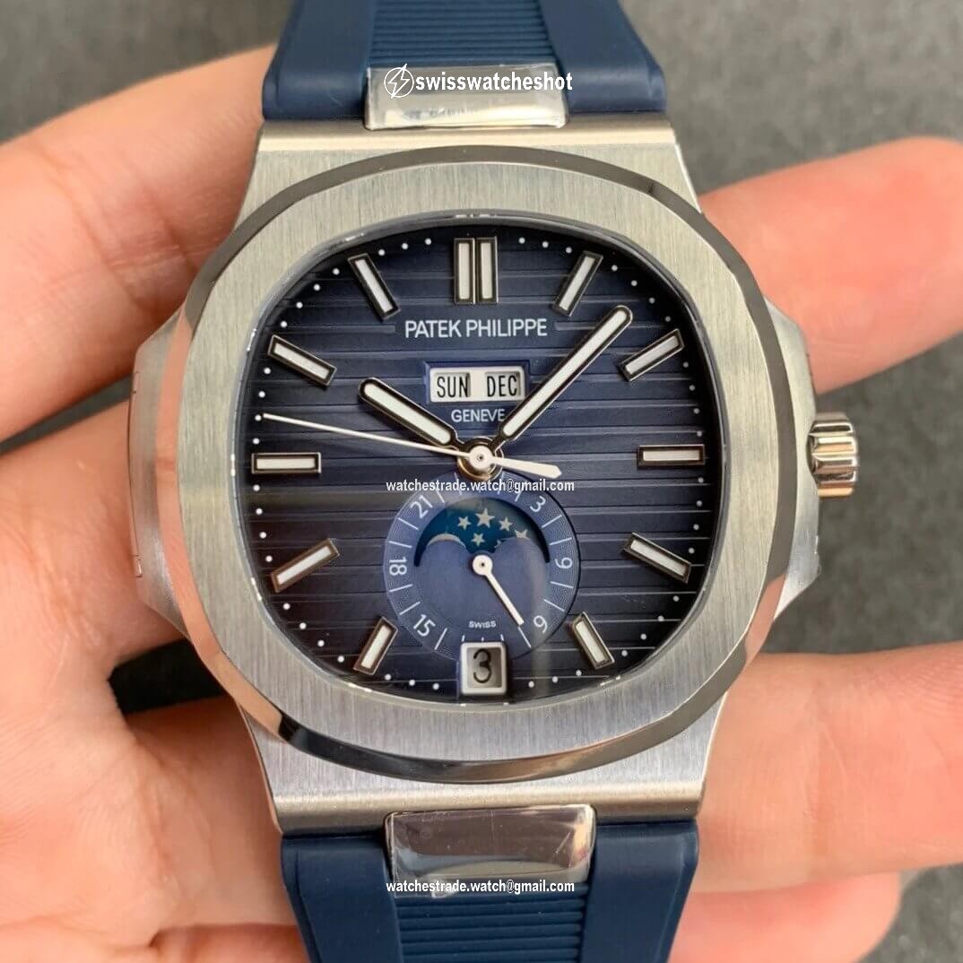 Patek Philippe Nautilus 5726 Moonphase GR Factory V2 Blue Dial Patek Philippe Nautilus 5726 Moonphase GR Factory V2 Blue Dial