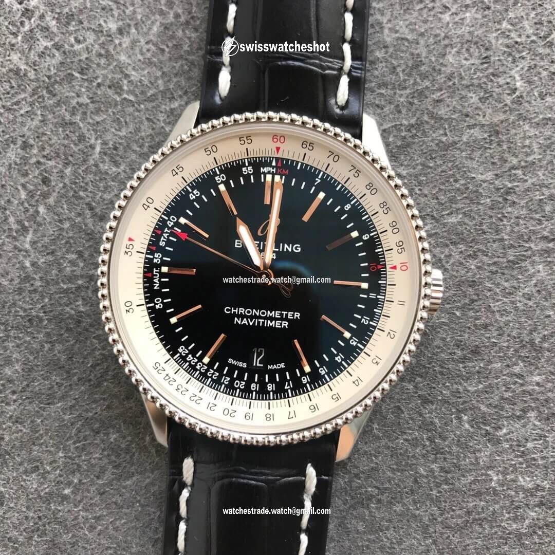 Breitling Navitimer 1 A17326211B1P1 V7 Factory Black Dial Breitling Navitimer 1 A17326211B1P1 V7 Factory Black Dial