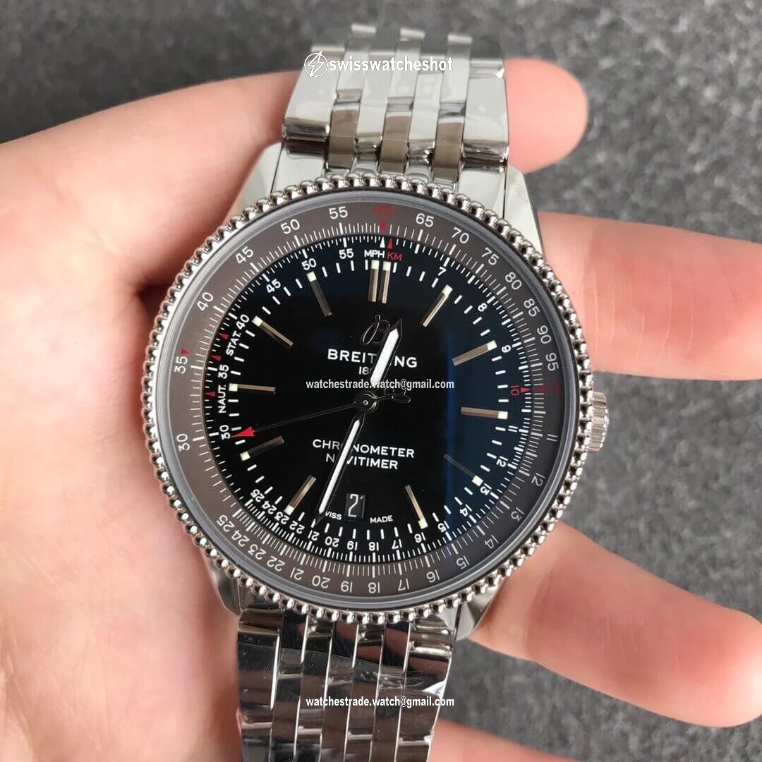 Breitling Navitimer 1 A17326241B1A1 V7 Factory Black Dial Breitling Navitimer 1 A17326241B1A1 V7 Factory Black Dial