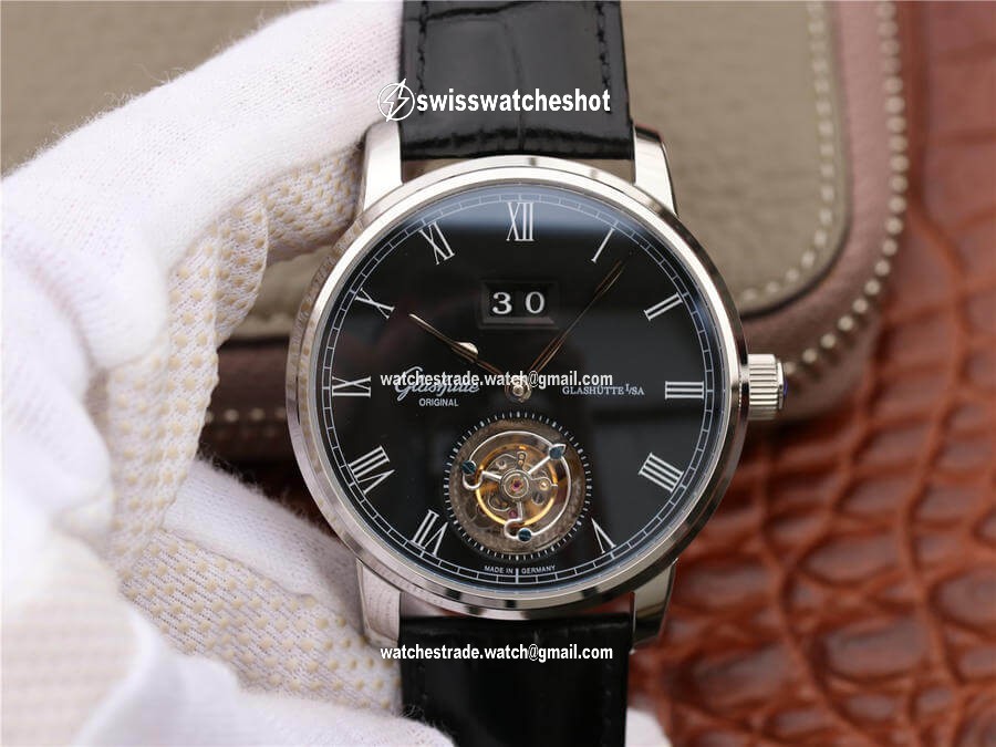 Glashutte Original Senator Excellence Tourbillon 1-94-03-04-04-04 R8 Factory V3 Black Dial Glashutte Original Senator Excellence Tourbillon 1-94-03-04-04-04 R8 Factory V3 Black Dial