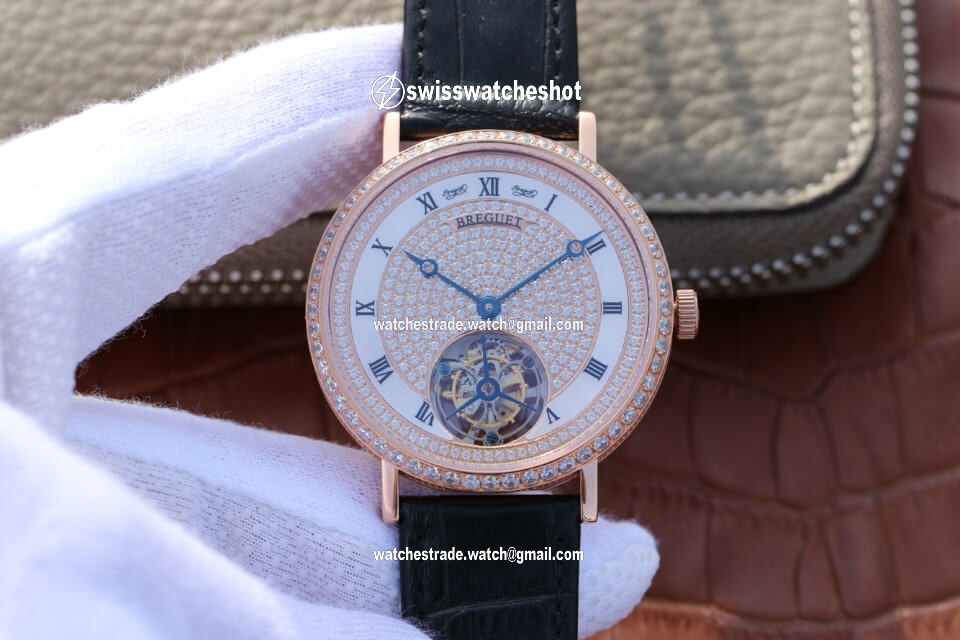 Breguet Classique Ultra-Thin Tourbillon Rose Gold Diamond Dial Breguet Classique Ultra-Thin Tourbillon Rose Gold Diamond Dial