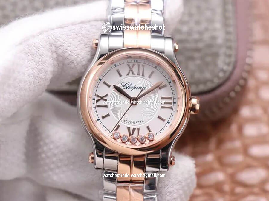 Chopard Happy Diamonds 278573-6014 YF Factory Rose Gold Chopard Happy Diamonds 278573-6014 YF Factory Rose Gold
