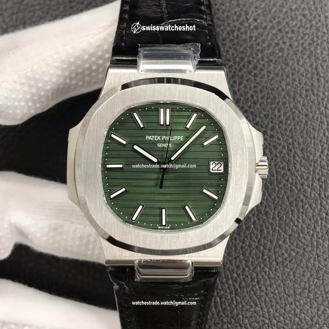 Patek Philippe Nautilus 5711/1A-014 3K Factory Olive Green Dial Patek Philippe Nautilus 5711/1A-014 3K Factory Olive Green Dial
