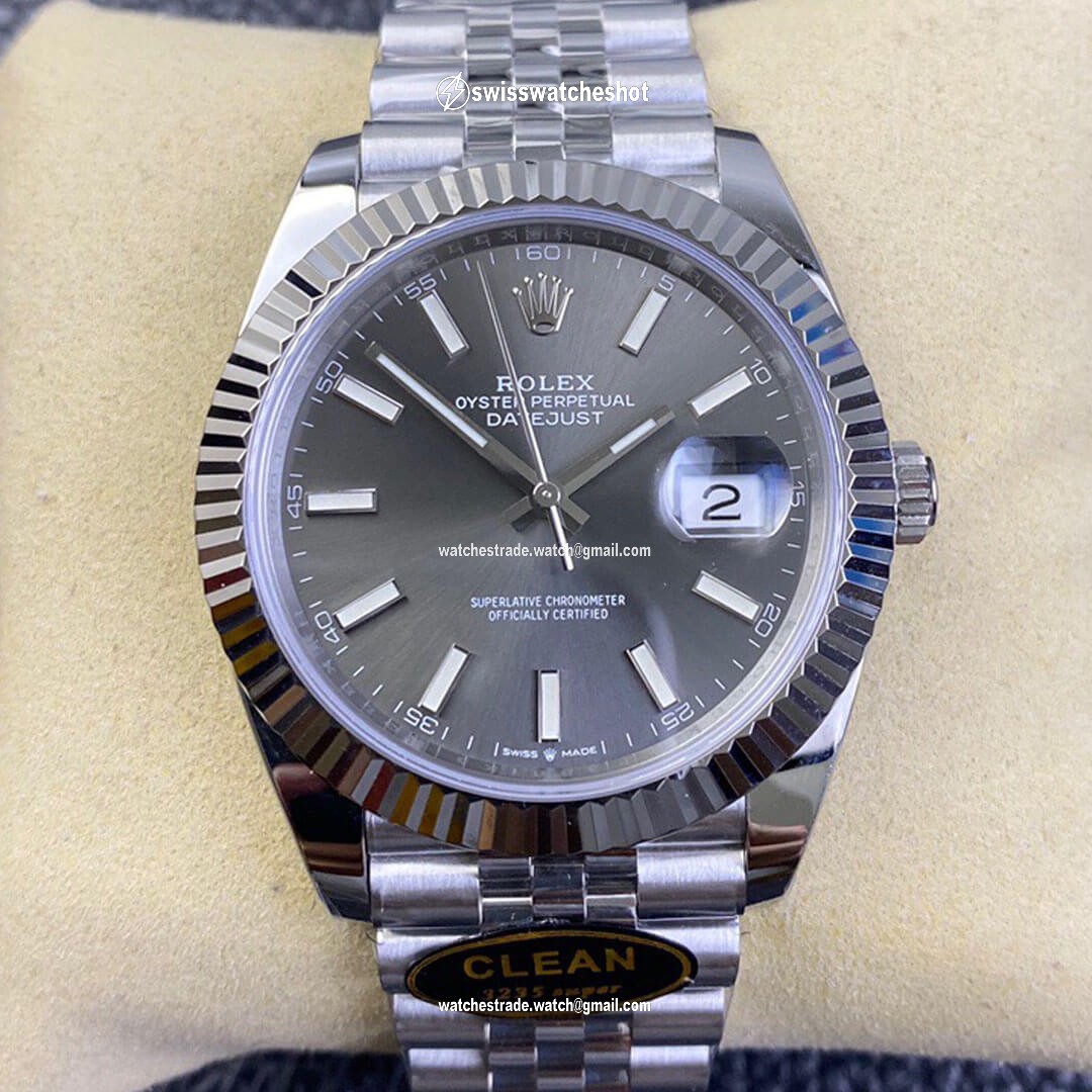 Rolex Datejust M126334-0014 Clean Factory Grey Dial 904L Stainless Steel Rolex Datejust M126334-0014 Clean Factory Grey Dial 904L Stainless Steel