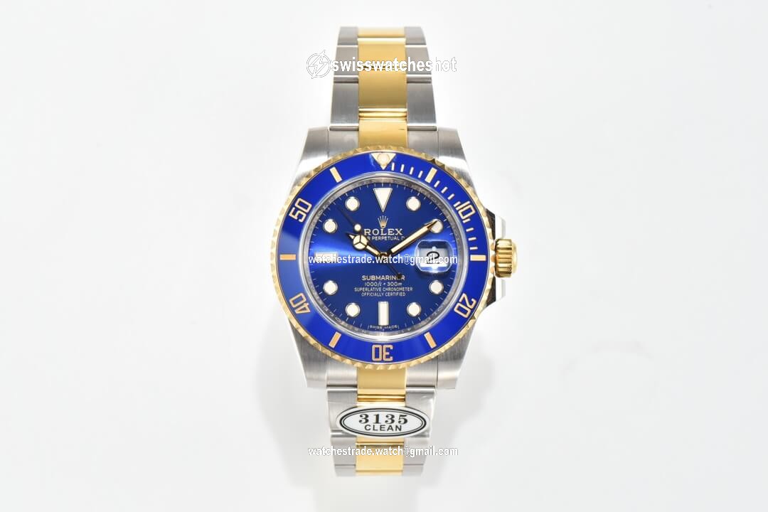 Rolex Submariner 116613LB-97203 Clean Factory V4 Blue Dial Rolex Submariner 116613LB-97203 Clean Factory V4 Blue Dial