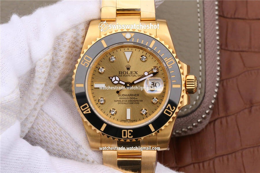 Rolex Submariner 116618 Noob Factory V7 All-Inclusive Gold Rolex Submariner 116618 Noob Factory V7 All-Inclusive Gold