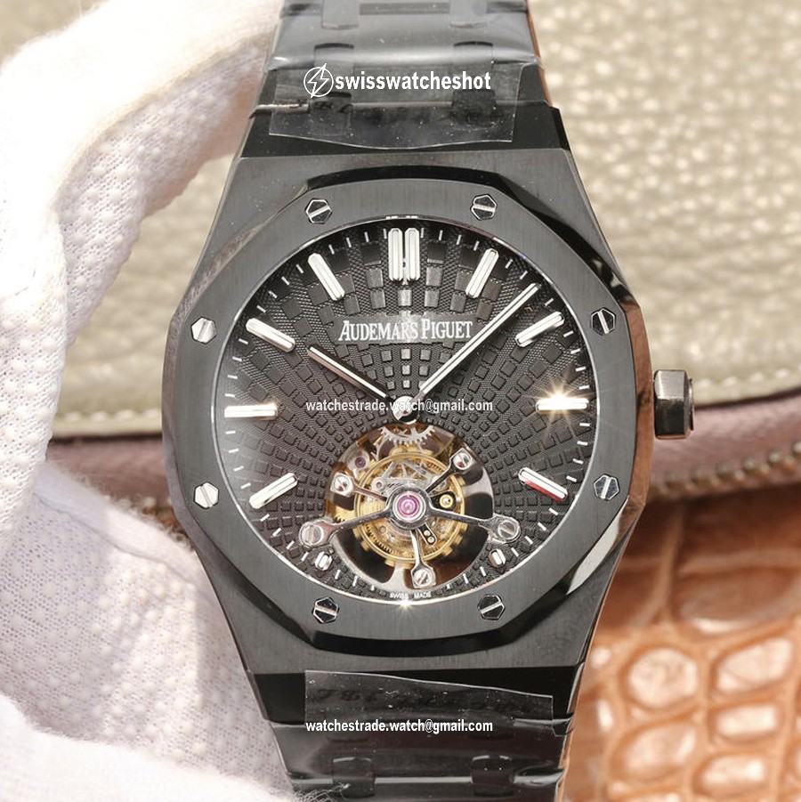 Audemars Piguet Royal Oak Tourbillon Extra Thin 26522CE.OO.1225CE.01 R8 Factory Black Dial Audemars Piguet Royal Oak Tourbillon Extra Thin 26522CE.OO.1225CE.01 R8 Factory Black Dial