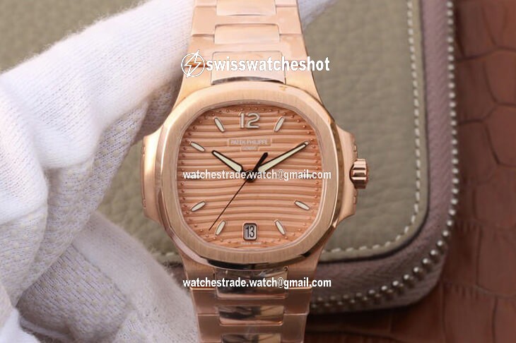 Patek Philippe Nautilus Ladies 7118-1R-010 PF Factory Honey Gold Dial Patek Philippe Nautilus Ladies 7118-1R-010 PF Factory Honey Gold Dial