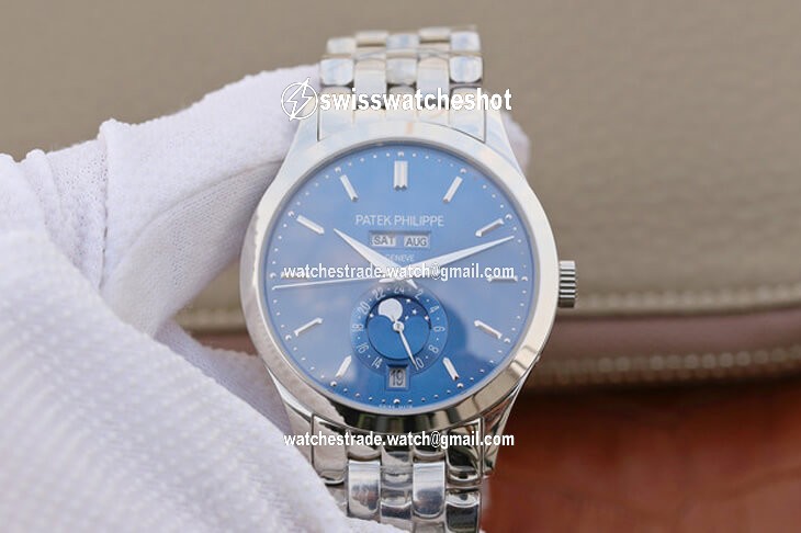 Patek Philippe Complications 5396/1G-001 KM Factory Steel Strap Blue Dial Patek Philippe Complications 5396/1G-001 KM Factory Steel Strap Blue Dial