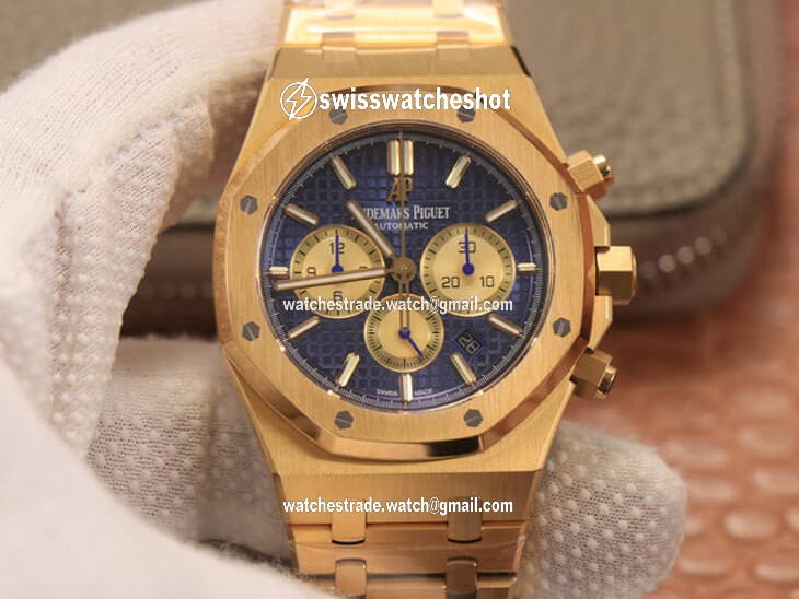Audemars Piguet Royal Oak Chronograph 26331BA.OO.1220BA.01 OM Factory Blue Dial Audemars Piguet Royal Oak Chronograph 26331BA.OO.1220BA.01 OM Factory Blue Dial