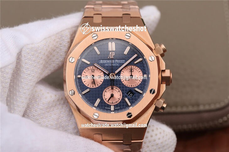 Audemars Piguet Royal Oak Chronograph 26331OR.OO.1220OR.01 OM Factory Blue Dial Audemars Piguet Royal Oak Chronograph 26331OR.OO.1220OR.01 OM Factory Blue Dial