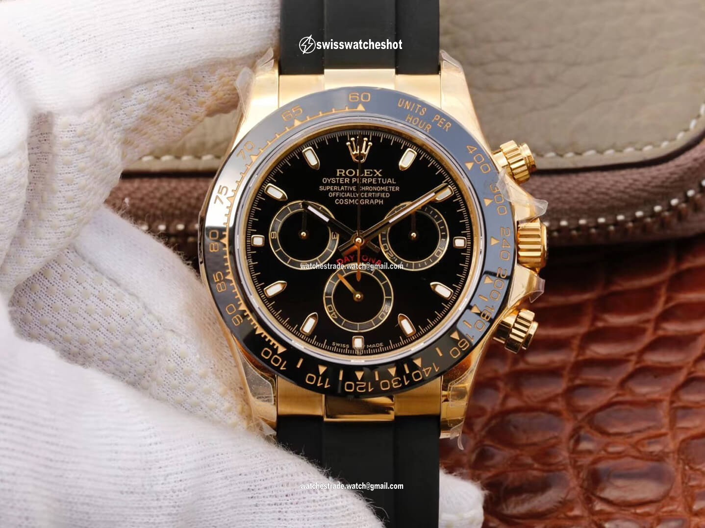 Rolex Daytona Cosmograph M116518ln-0043 JH Factory Black Dial Rolex Daytona Cosmograph M116518ln-0043 JH Factory Black Dial