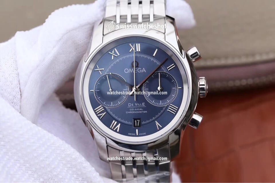 Omega De Ville 431.10.42.51.03.001 OM Factory Blue Dial Omega De Ville 431.10.42.51.03.001 OM Factory Blue Dial