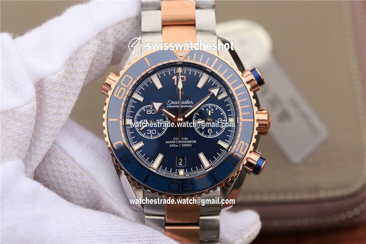 Omega Seamaster Ocean Planet 600M 215.20.46.51.03.001 OM Factory Blue Dial Omega Seamaster Ocean Planet 600M 215.20.46.51.03.001 OM Factory Blue Dial