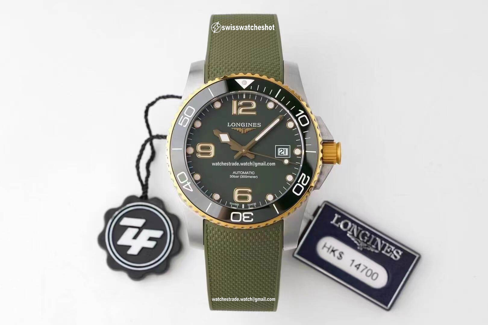 Longines Concas L3.781.3.06.9 ZF Factory Green Dial Longines Concas L3.781.3.06.9 ZF Factory Green Dial
