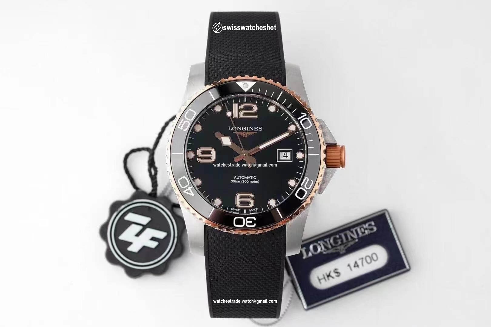 Longines Concas L3.781.3.58.9 ZF Factory Black Dial Longines Concas L3.781.3.58.9 ZF Factory Black Dial